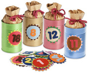 Filzzahlen für den Adventskalender 5