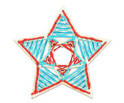 beleduc Flechtmotiv Fädelsterne 4