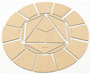 Betzold MDF Farbkreis Ø 40 cm blanko 1