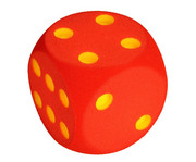 Schaumstoffwürfel Augenwürfel 4