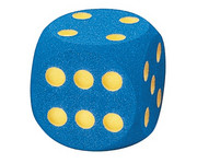 Schaumstoffwürfel Augenwürfel 7