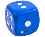 Betzold Augenwürfel aus Schaumstoff 3 Stück (rot blau gelb) 6