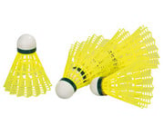 6 gelbe Badminton Bälle 4