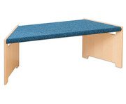 EduCasa Trapezbank mit Teppich 2