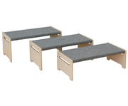 EduCasa Rechteckbank mit Teppich 6