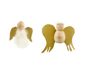 Holzfiguren versch Formen blanko 50 Stück 3