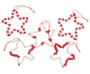 Dekoschnur 50 m rot/weiss 5