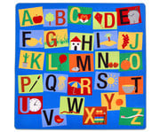 Teppich Buchstaben Quadrat 1