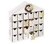 Adventskalender Haus mit 24 Schubladen blanko 2