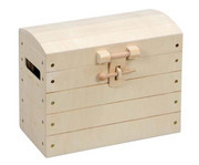 Holz Piratenkiste 3er Set 4