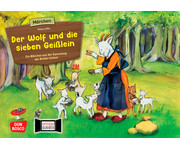 Kamishibai Bildkarten Der Wolf und die sieben Geisslein 1