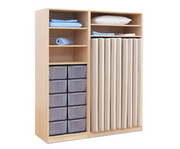 Flexeo® Liegepolsterschrank für 9 Liegepolster 10 grosse Boxen 2