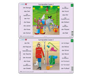 Lernpuzzles Lesen I Wörter + Bilder 2