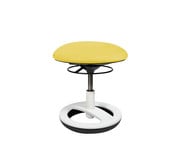 Hocker Round niedrig mit Alu Standfuss 5