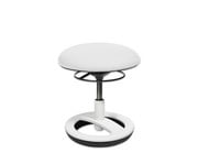 Hocker Round niedrig mit Alu Standfuss 4