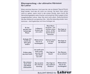 Spieleblöckchen Bullshit Bingo für Lehrer 3