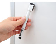 Betzold Folienstift schwarz mit Löschfilz und Magnet 5