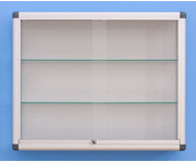 Aluvitrine Modell (Breite: 150 cm) Türen: Sicherheitsglas Seiten: Acr 4