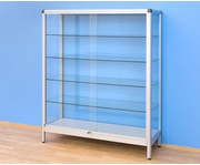 Standvitrine mit Sicherheitsglas (B: 150 cm) 3