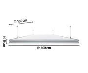 Betzold Xilent Akustik Deckenpaneel weiss 6