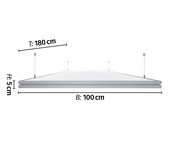 Betzold Xilent Akustik Deckenpaneel weiss 7