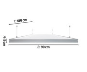 Betzold Xilent Akustik Deckenpaneel weiss 7