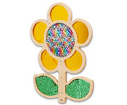 Pailletten Wandblume 2