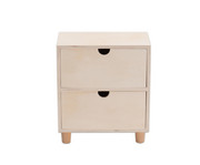 Tischkommode aus Holz 6