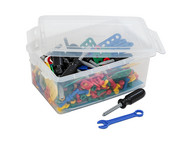 Konstruktionsmaterial mit Werkzeug 320 tlg 1