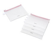 Betzold Reissverschlussbeutel ohne PVC 5 Stück transparent 5