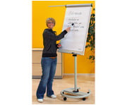 Flipchart auf Rollen mit 2 Seitenarmen 5