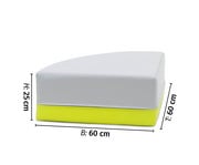 Betzold Clubbo Mini Hocker Viertelkreis 6