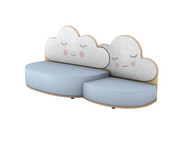 Betzold Kinder Akustiksofa Wolke mit zwei Ebenen 6