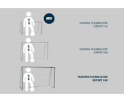 HUDORA Fussballtor Expert 7