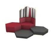Betzold Sechseck Lounge Set 4 5