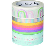 folia Washi Tape Hotfoil 4er Set 5