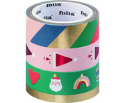 folia Washi Tape Hotfoil 4er Set 7