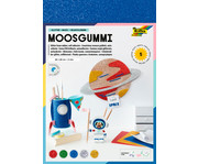 folia Selbstklebendes Glitzer Moosgummi 5 Bogen 2