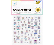 folia Quadratische Schmucksteine selbstklebend 66 Stück 2
