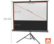 Stativleinwand Economy 7