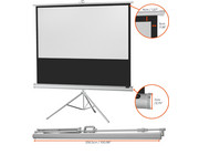 Stativleinwand Economy 4