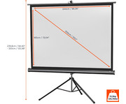 Stativleinwand Economy 7