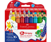 FABER CASTELL Buntstifte Grippy mit Spitzer 3