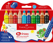 FABER CASTELL Buntstifte Grippy mit Spitzer 2