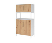 Betzold Flexwall Kombischrank 4 OH 1 offenes Fach 1