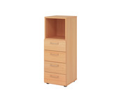 Betzold Advanced Kombischrank schmal 3 OH 4 Schübe 5