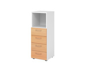 Betzold Advanced Kombischrank schmal 3 OH 4 Schübe 6