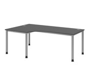 Eckschreibtisch Eco höhenverstellbar 200 x 120 cm 6