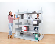 VIVAX Systemregal doppelseitiges Anbaufeld 200 x 100 cm 5