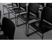 Topstar Besucherstuhl Visit Lite mit Armlehnen Kunststoffsitz 4er Set 5